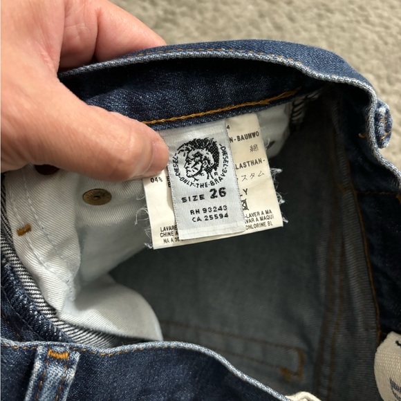 Diesel Industry Denim Type RR55 size 26 women’s - Picture 6 of 6
